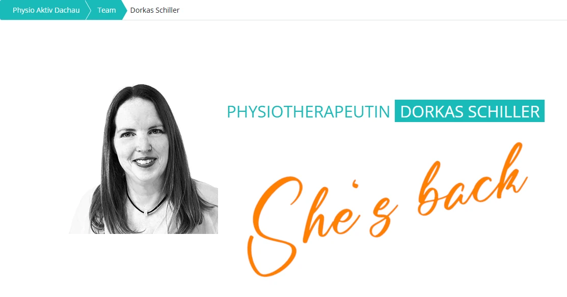 Verstärkung mit Herz und Köpfchen: Dorkas Schiller ist wieder da!